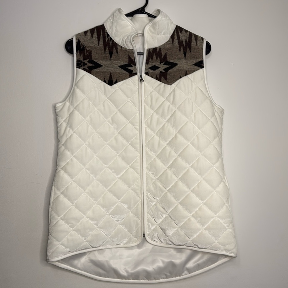 NWOT Aztec puffer vest